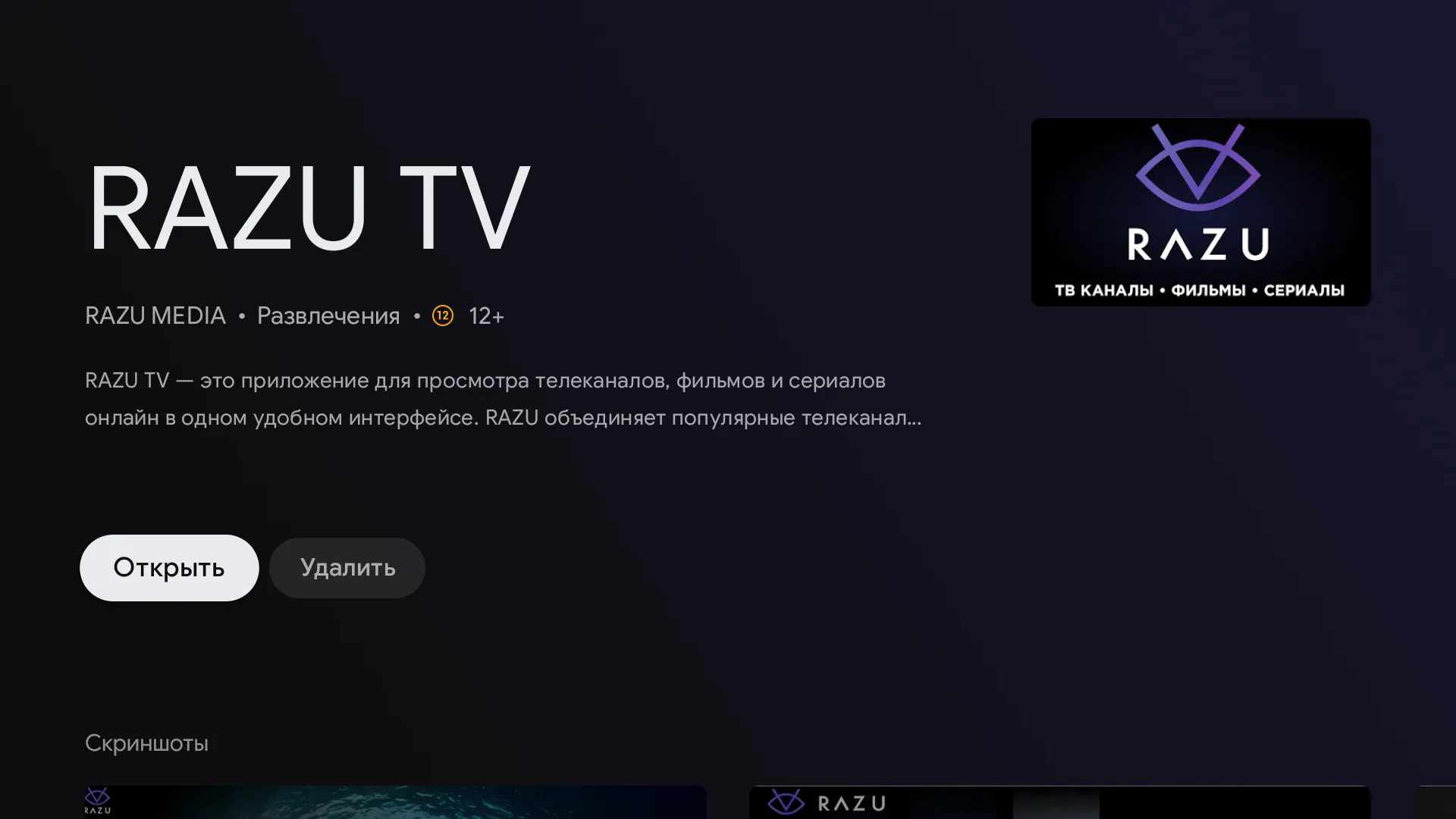 Android TV / Google TV: шаг 3